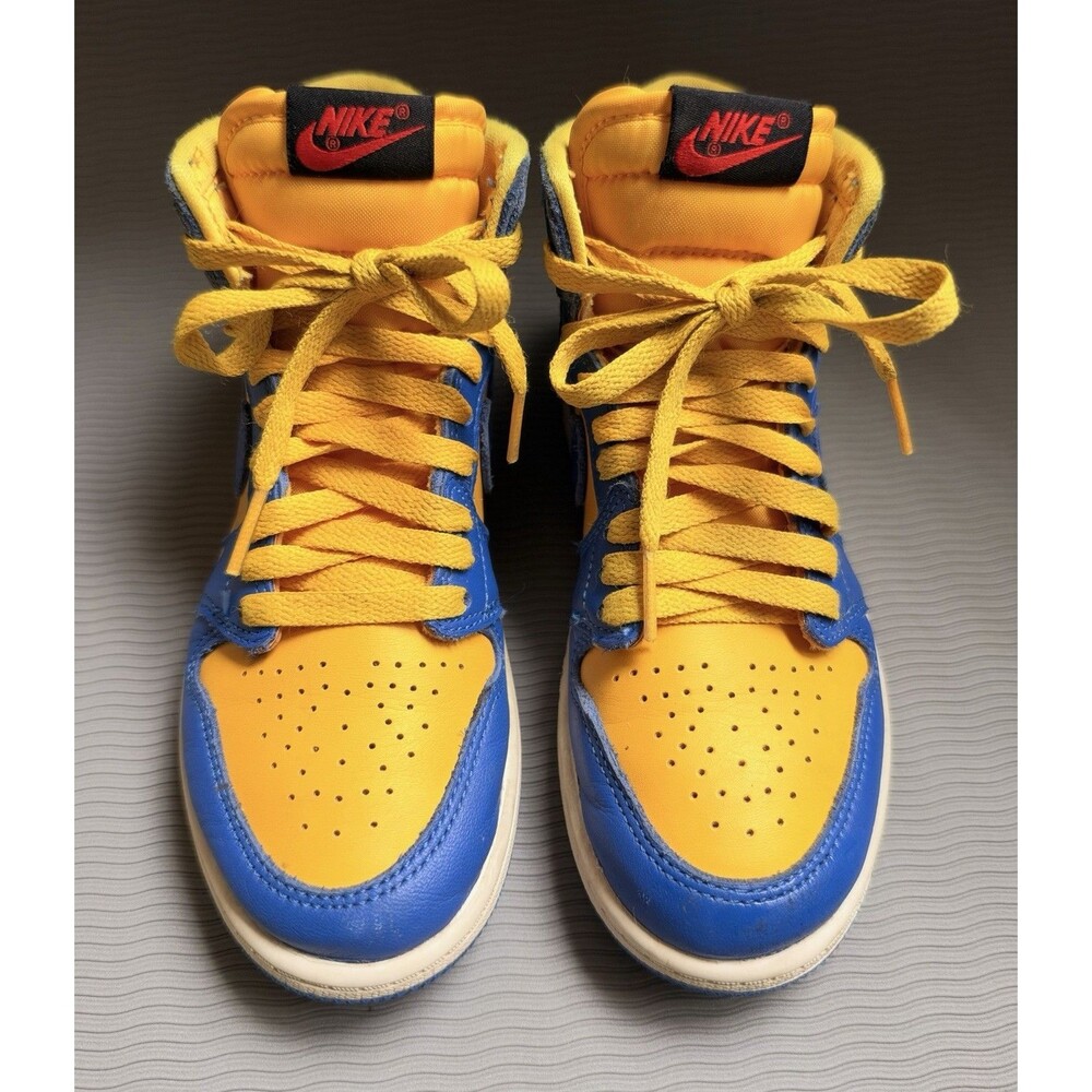 Jordan 1 Retro High OG PS Varsity Maize Game Royal Sneaker Kids Size 1